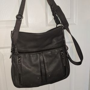 The Sak grey leather bag